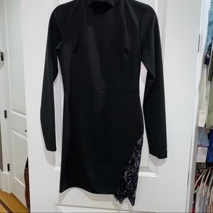 Missguided lace insert dress